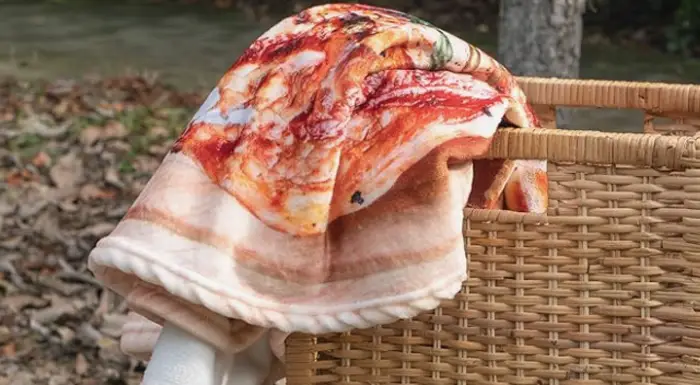 funny food blanket